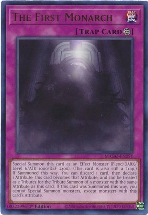 The First Monarch - MAGO-EN091 - Rare