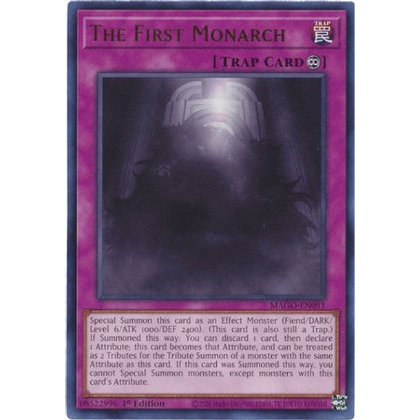 The First Monarch - MAGO-EN091 - Rare