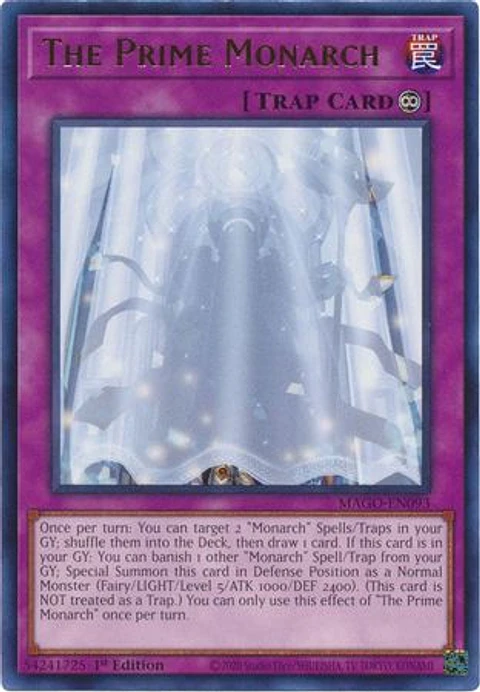The Prime Monarch - MAGO-EN093 - Rare