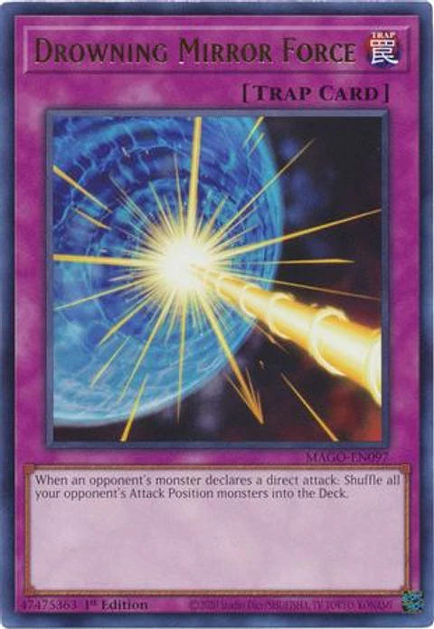 Drowning Mirror Force - MAGO-EN097 - Rare 