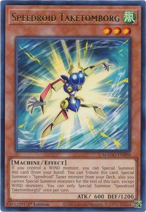 Speedroid Taketomborg - MAGO-EN098 - Rare