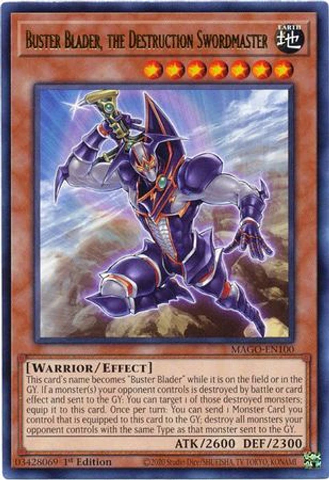 Buster Blader, the Destruction Swordmaster - MAGO-EN100 - Rare