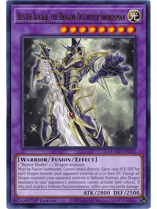 Buster Blader, the Dragon Destroyer Swordsman - MAGO-EN101 - Rare