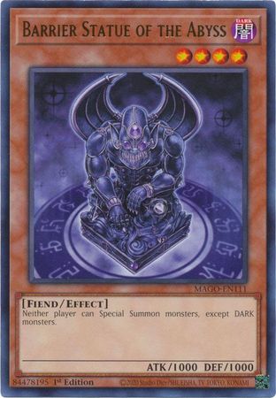 Barrier Statue of the Abyss - MAGO-EN111 - Rare 1