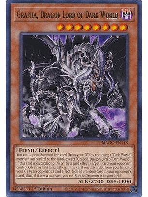 Grapha, Dragon Lord of Dark World - MAGO-EN118 - Rare