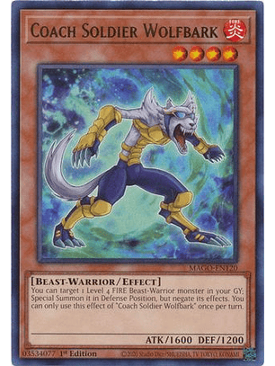 Coach Soldier Wolfbark - MAGO-EN120 - Rare