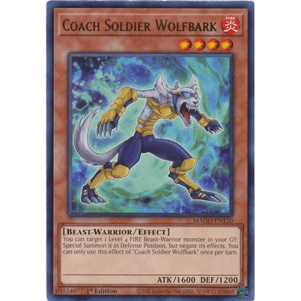 Coach Soldier Wolfbark - MAGO-EN120 - Rare