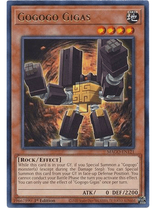 Gogogo Gigas - MAGO-EN121 - Rare 