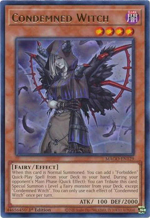 Condemned Witch - MAGO-EN129 - Rare
