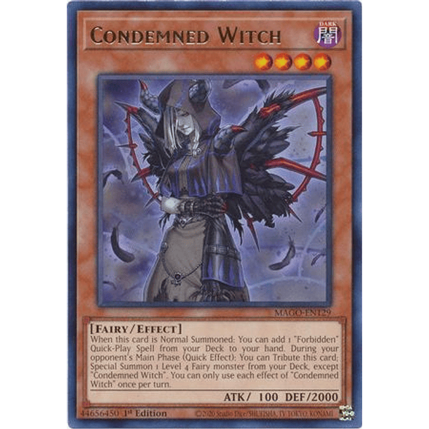 Condemned Witch - MAGO-EN129 - Rare