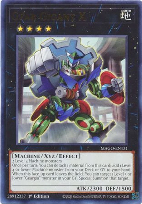 Gear Gigant X - MAGO-EN131 - Rare 