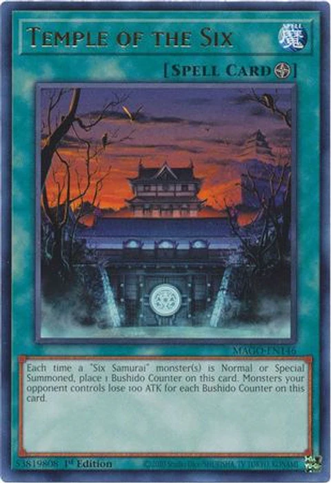 Temple of the Six - MAGO-EN146 - Rare