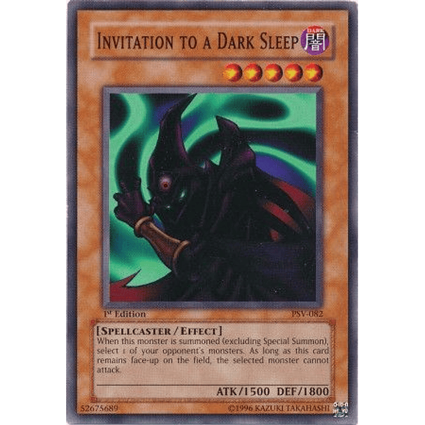 Invitation to a Dark Sleep - PSV-082 - Common
