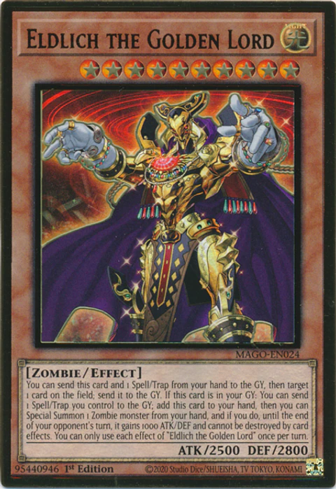 Eldlich the Golden Lord - MAGO-EN024 - Premium Gold Rare