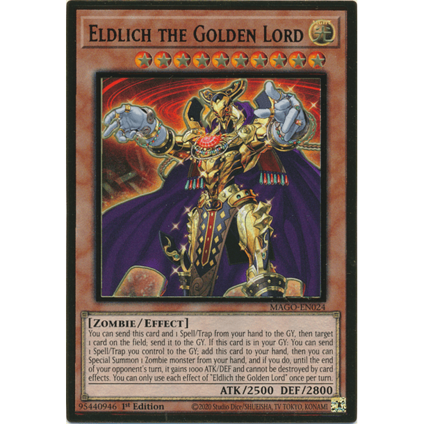Eldlich the Golden Lord - MAGO-EN024 - Premium Gold Rare