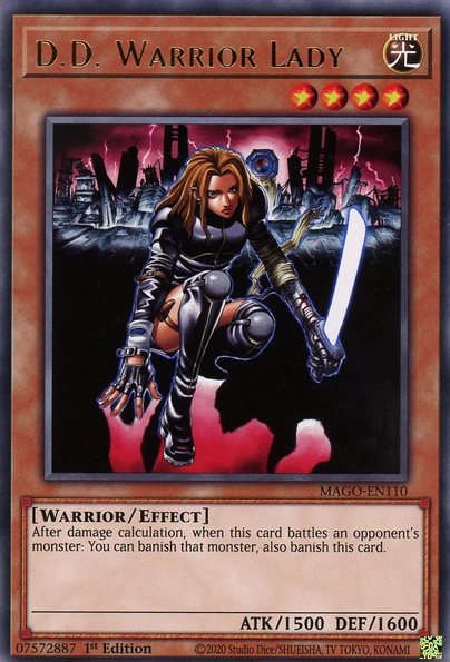 D.D. Warrior Lady - MAGO-EN110 - Rare 1