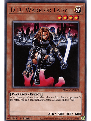 D.D. Warrior Lady - MAGO-EN110 - Rare