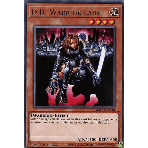 D.D. Warrior Lady - MAGO-EN110 - Rare