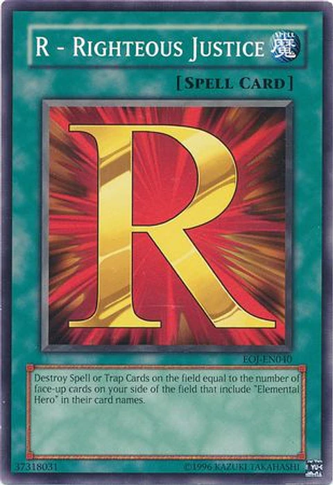 R - Righteous Justice - EOJ-EN040 - Common