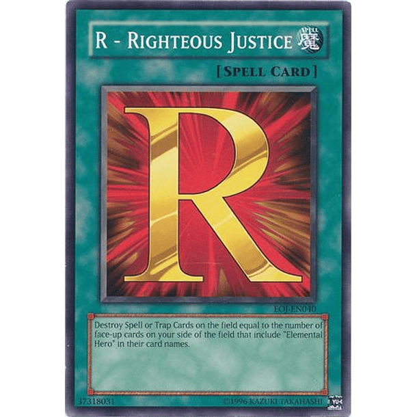 R - Righteous Justice - EOJ-EN040 - Common