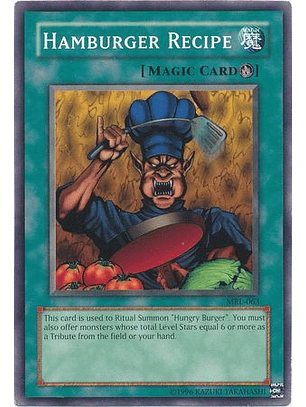 Hamburger Recipe - MRL-063 - Common