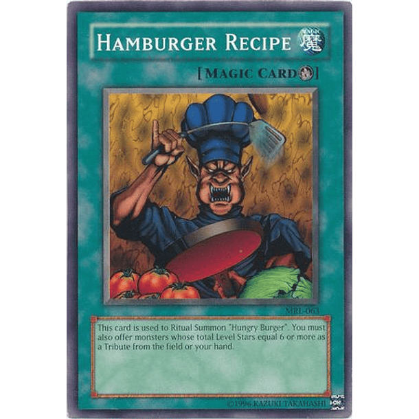 Hamburger Recipe - MRL-063 - Common