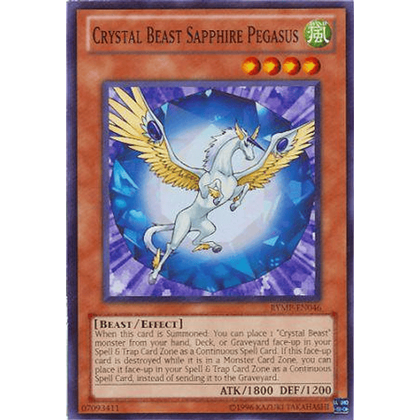 Crystal Beast Sapphire Pegasus - RYMP-EN046 - Common