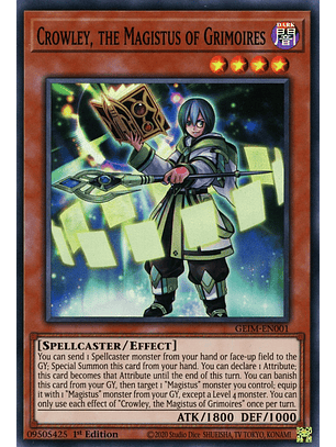 Crowley, the Magistus of Grimoires - GEIM-EN001 - Super Rare
