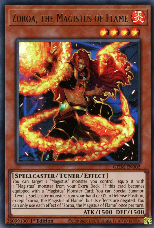 Zoroa, the Magistus of Flame - GEIM-EN002 - Ultra Rare 1