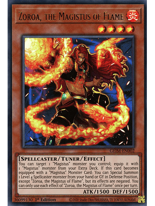 Zoroa, the Magistus of Flame - GEIM-EN002 - Ultra Rare