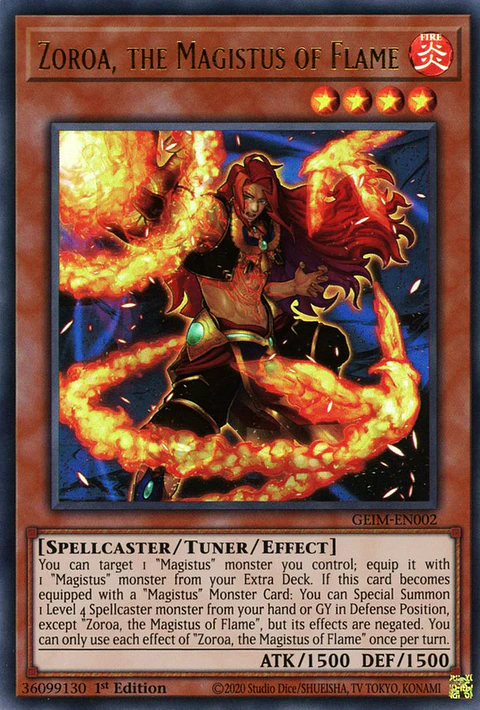 Zoroa, the Magistus of Flame - GEIM-EN002 - Ultra Rare