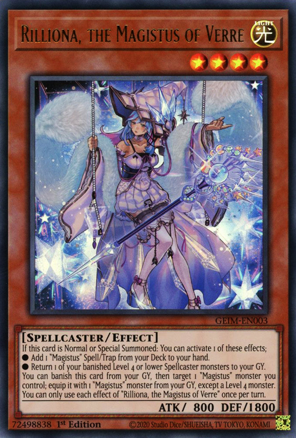 Rilliona, the Magistus of Verre - GEIM-EN003 - Ultra Rare 1