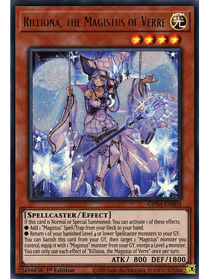 Rilliona, the Magistus of Verre - GEIM-EN003 - Ultra Rare
