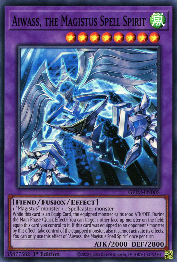 Aiwass, the Magistus Spell Spirit - GEIM-EN005 - Super Rare 1