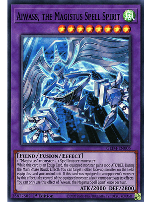 Aiwass, the Magistus Spell Spirit - GEIM-EN005 - Super Rare