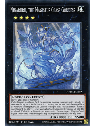 Ninaruru, the Magistus Glass Goddess - GEIM-EN007 - Super Rare 