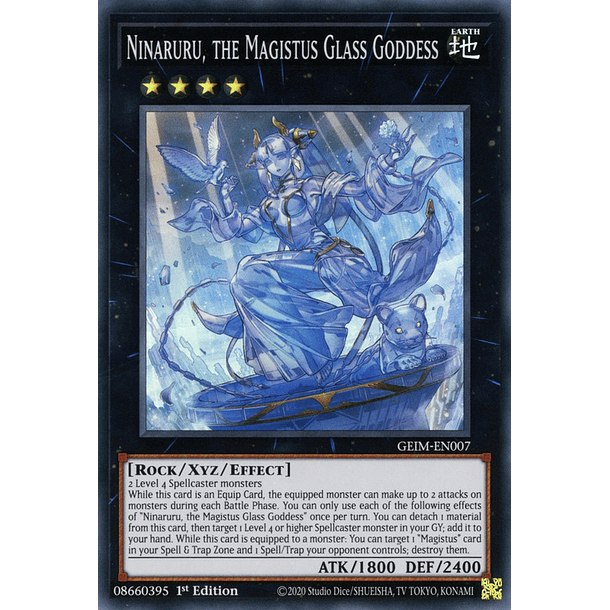 Ninaruru, the Magistus Glass Goddess - GEIM-EN007 - Super Rare 