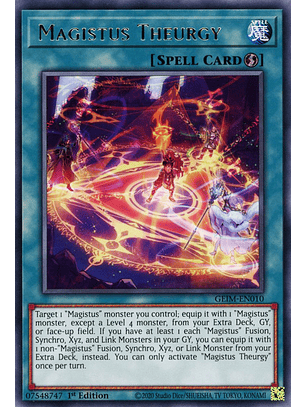 Magistus Theurgy - GEIM-EN010 - Rare 