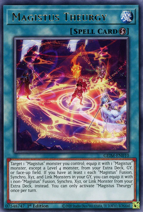 Magistus Theurgy - GEIM-EN010 - Rare 