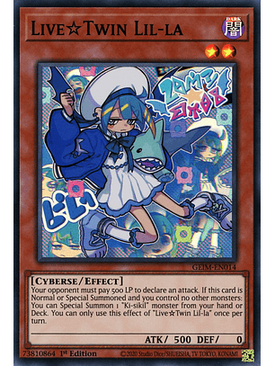 Live Twin Lil-la - GEIM-EN014 - Super Rare 