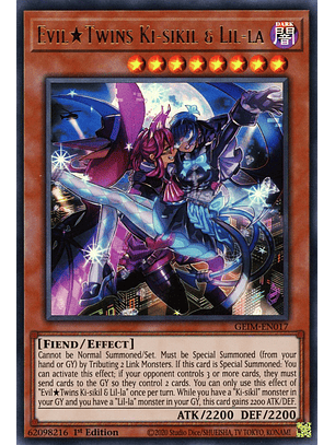 Evil Twins Ki-sikil & Lil-la - GEIM-EN017 - Ultra Rare