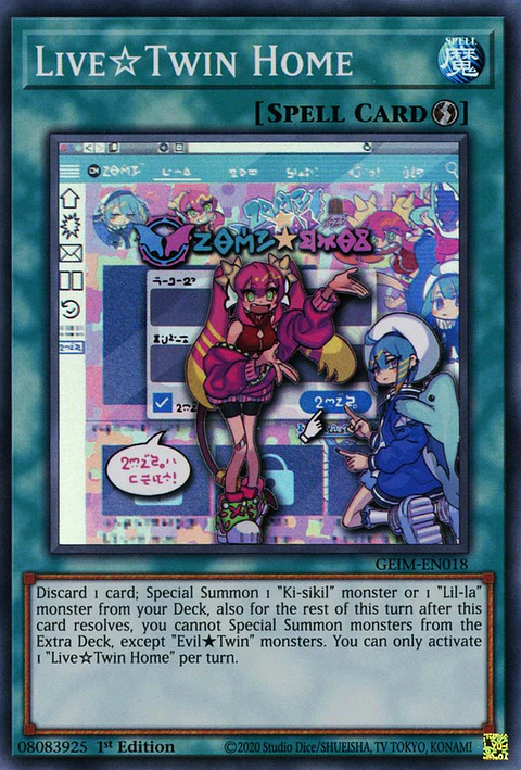 Live Twin Home - GEIM-EN018 - Super Rare 