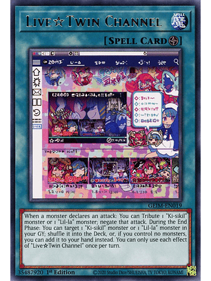 Live Twin Channel - GEIM-EN019 - Rare 