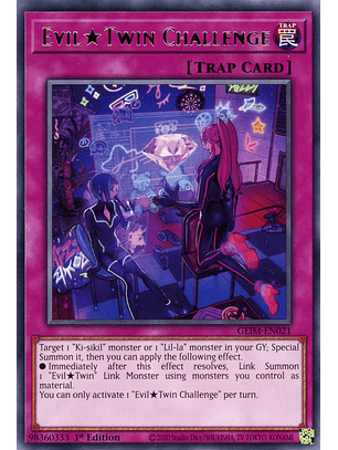 Evil Twin Challenge - GEIM-EN021 - Rare 