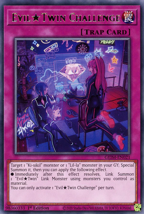 Evil Twin Challenge - GEIM-EN021 - Rare 