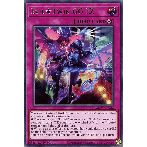 Evil Twin GG EZ - GEIM-EN022 - Rare 