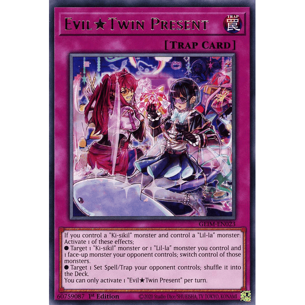 Evil Twin Present - GEIM-EN023 - Rare 