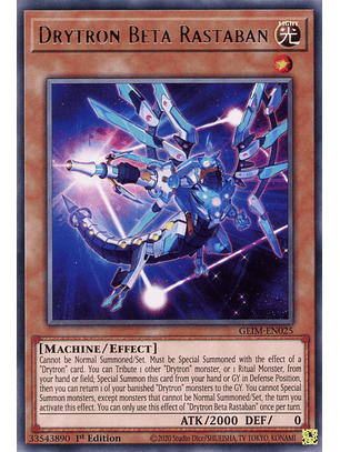 Drytron Beta Rastaban - GEIM-EN025 - Rare