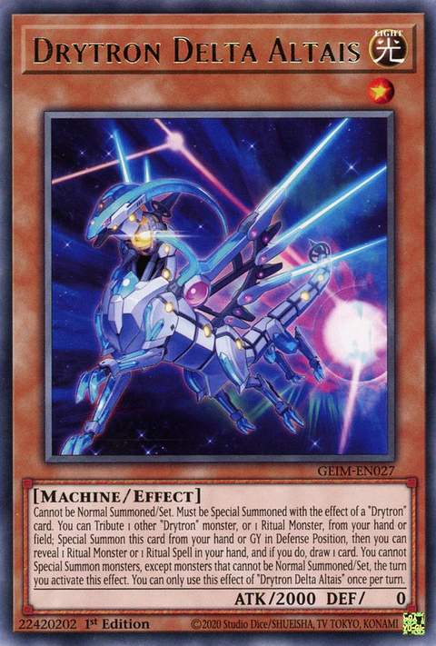 Drytron Delta Altais - GEIM-EN027 - Rare 