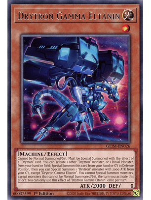 Drytron Gamma Eltanin - GEIM-EN026 - Rare